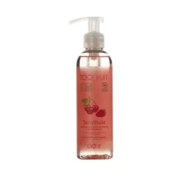 TOOFRUIT Sensibulle organiska lipīdus atjaunojoša dušas eļļa ar zemenēm un ķiršiem, 200 ml
