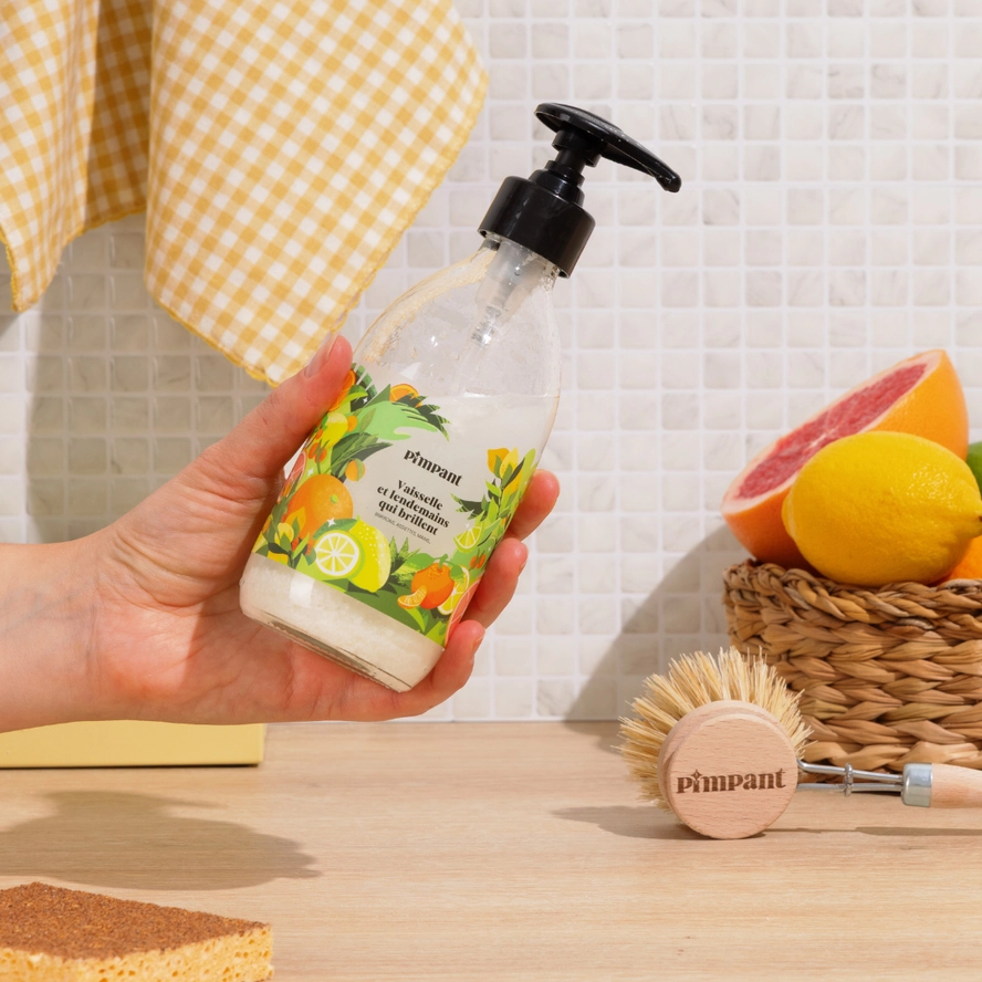 PIMPANT trauku mazgāšanas līdzekļa uzpildes pulveris ar citrusaugļu aromātu, 25 g - Image 5