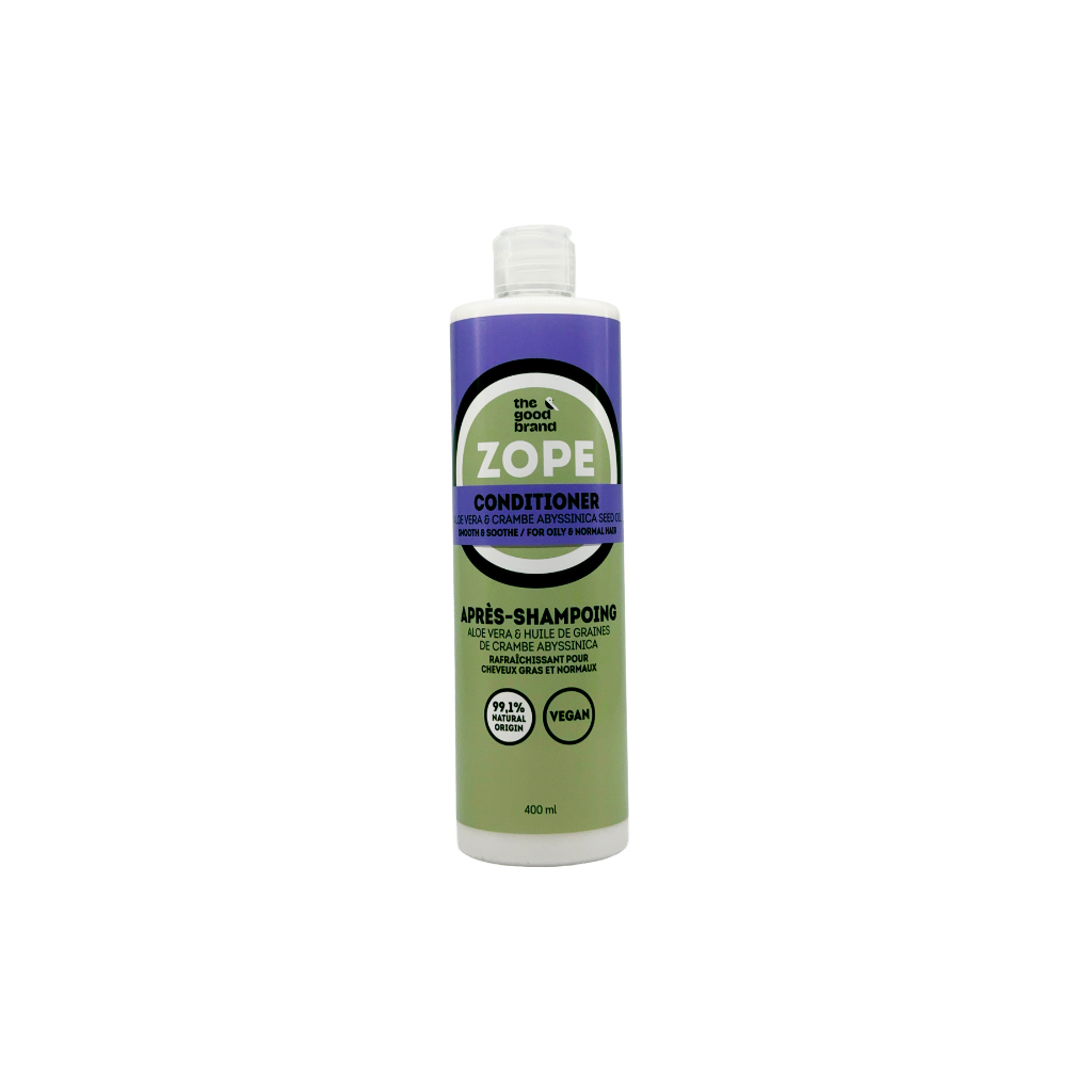 THE GOOD BRAND Zope kondicionieris ar alveju un abesīnijas eļļu visiem matu tipiem, 400 ml