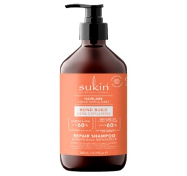 SUKIN Bond Build šampūns sausiem un bojātiem matiem, 500 ml