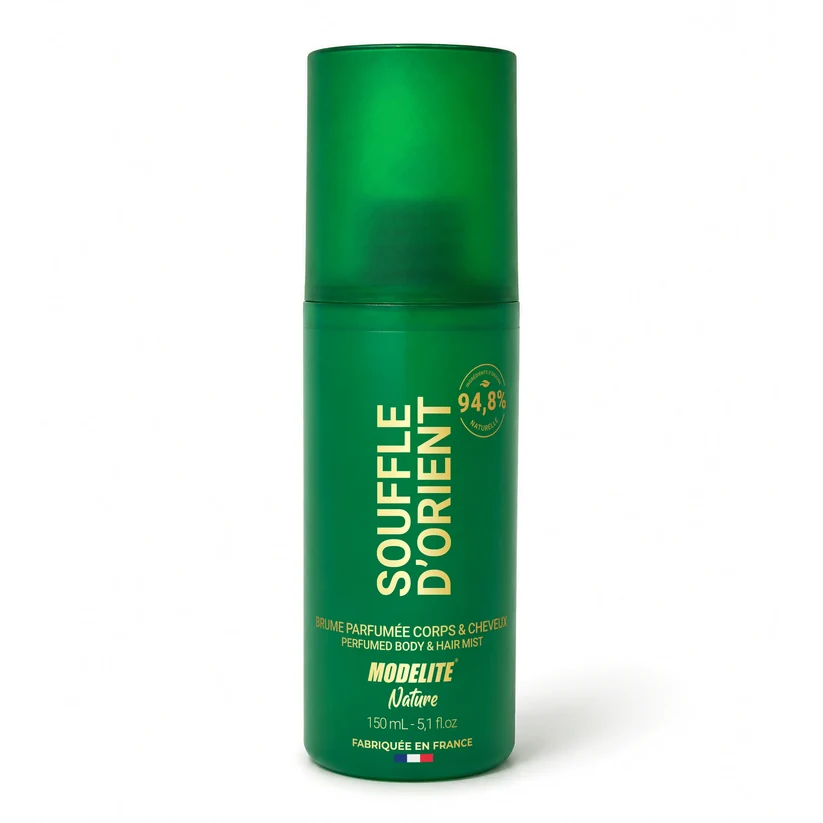 BORN TO BIO Souffle d'Orient ķermeņa un matu migla ar jasmīna, sandalkoka un benzoīna aromātu, 150 g