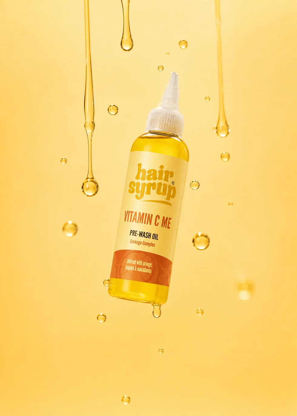 HAIR SYRUP C vitamīna stiprinoša un atjaunojoša matu eļļa bojātiem un trausliem matiem, 100 ml - Image 2