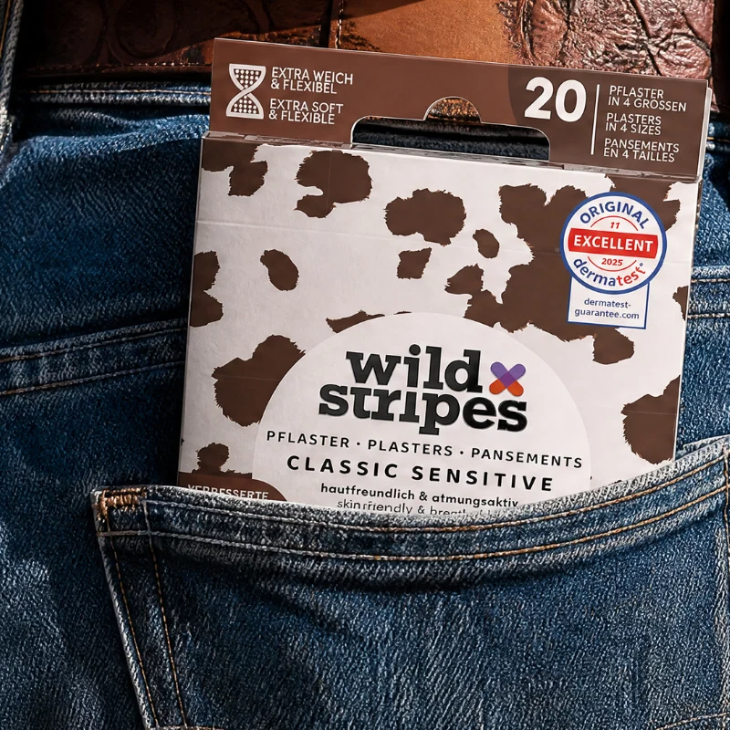 WILD STRIPES Classic Sensitive Rodeo Ranch hipoalerģiski plāksteri, 20 gab. - Image 2