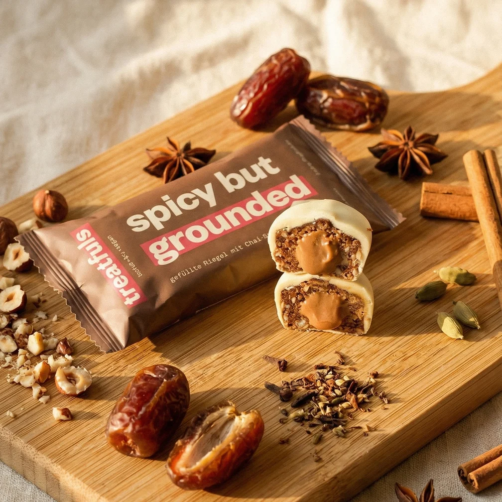 TREATFULS tumšās šokolādes tāfelīte ar braunija pildījumu Nut Your Basic Brownie, 2 × 20 g - Image 2