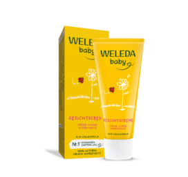 Weleda nomierinošs kliņģerīšu sejas krēms bērniem, 50 ml