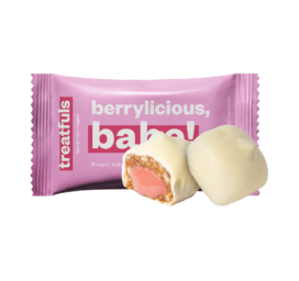 TREATFULS baltās šokolādes tāfelīte ar aveņu pildījumu Berrylicious Babe, 2 × 20 g