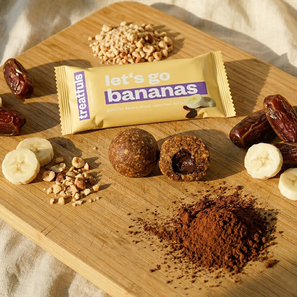 TREATFULS enerģijas bumbiņas ar banānu maizes pildījumu Let’s Go Bananas, 2 x 17 g - Image 2