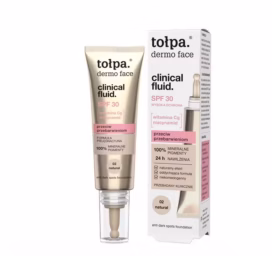 TOŁPA Dermo Face Clinical pretpigmentācijas tonālais krēms SPF30 tonis Natural 02, 25 ml