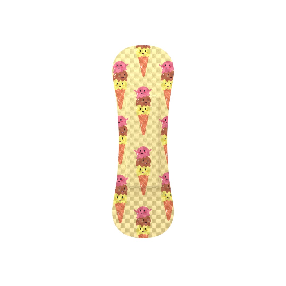 WILD STRIPES Classic Sensitive Kids hipoalerģiski un ādai draudzīgi brūču plāksteri bērniem Fruity Friends, 20 gab. - Image 4