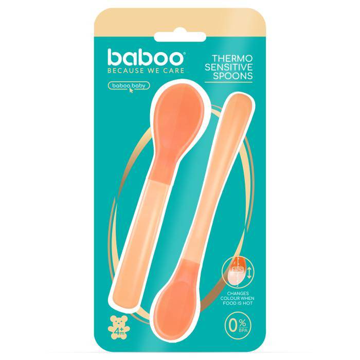 BABOO karstumjutīgas karotes Peachy Keen, no 4+ mēnešiem - Image 2