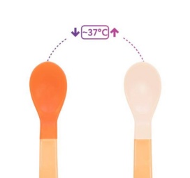 BABOO karstumjutīgas karotes Peachy Keen, no 4+ mēnešiem