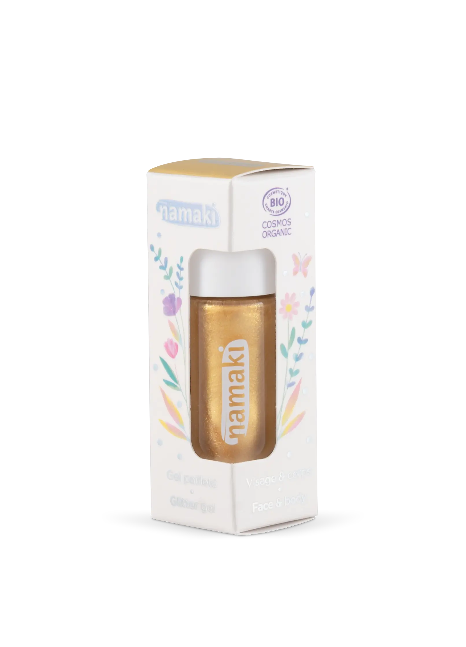 NAMAKI zelta mirdzumu gels sejai un ķermenim bērniem no 3 gadu vecuma, 8 ml - Image 2