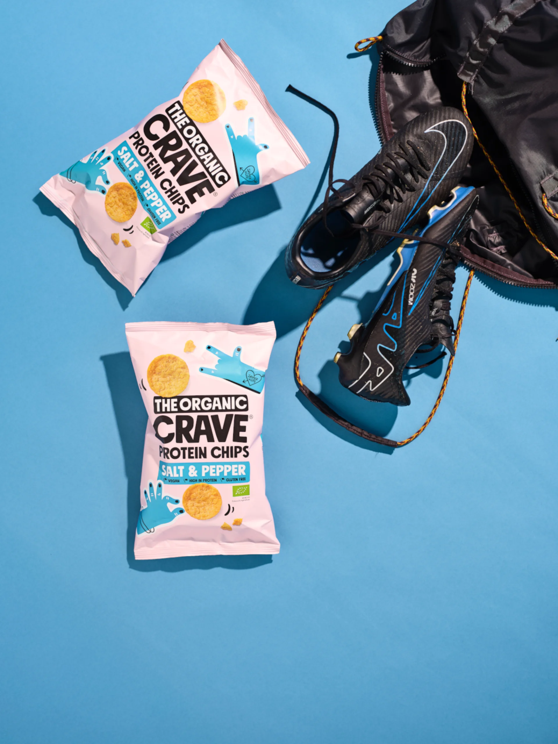 ORGANIC CRAVE Bioloģiski lēcu kraukšķi ar augstu olbaltumvielu saturu, ar sīpoliem un pipariem, 75 g - Image 2